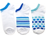 Nike Meias Pack3 Striped And Dot No Show